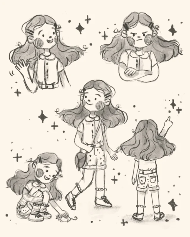 in my “how i draw characters from different angles” mini tutorial i give all my tips for keeping a consistent character when drawing them in different poses or with different expressions 👯‍♀️😊✨

#drawingtutorial